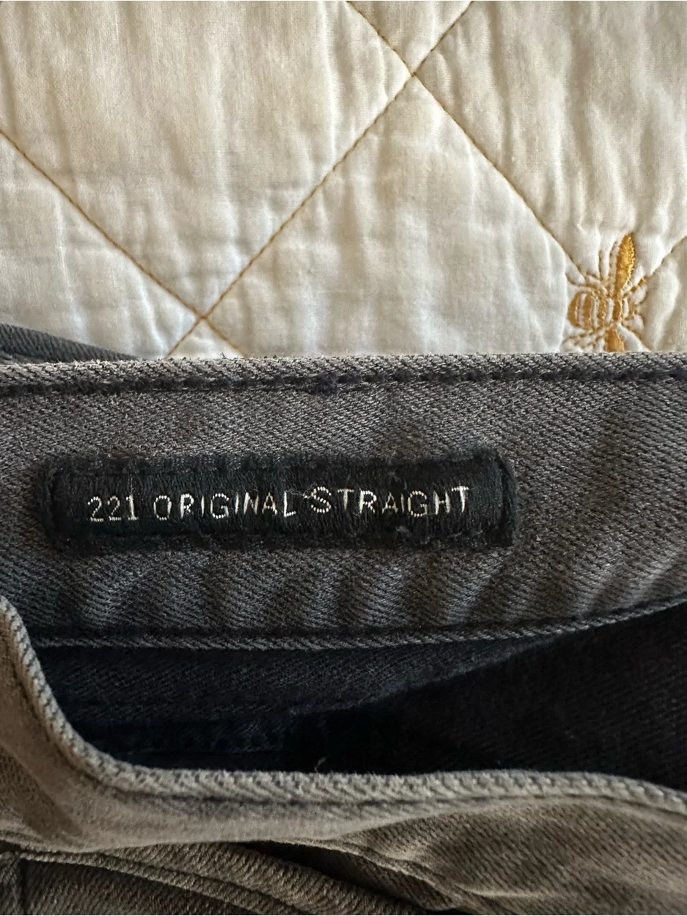 Lucky Brand Men's Gray Slim Straight Jeans